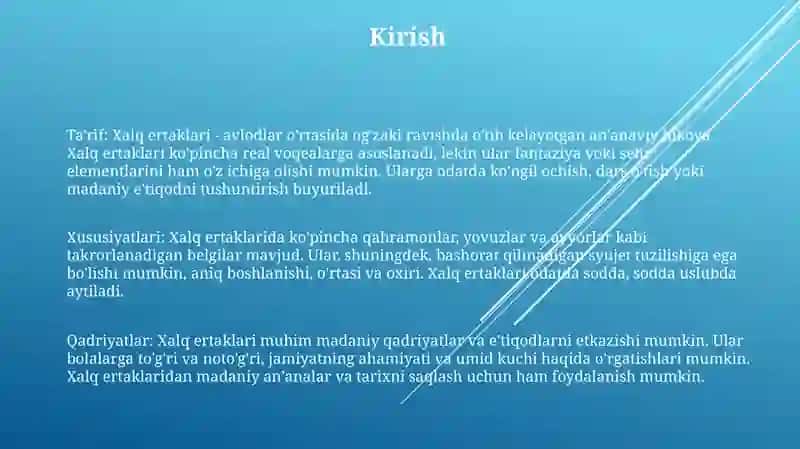 Xalq ertaklari 2