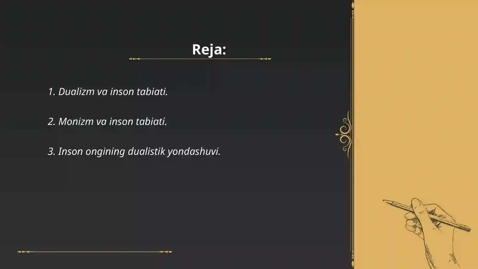Dualizm va inson tabiati 2