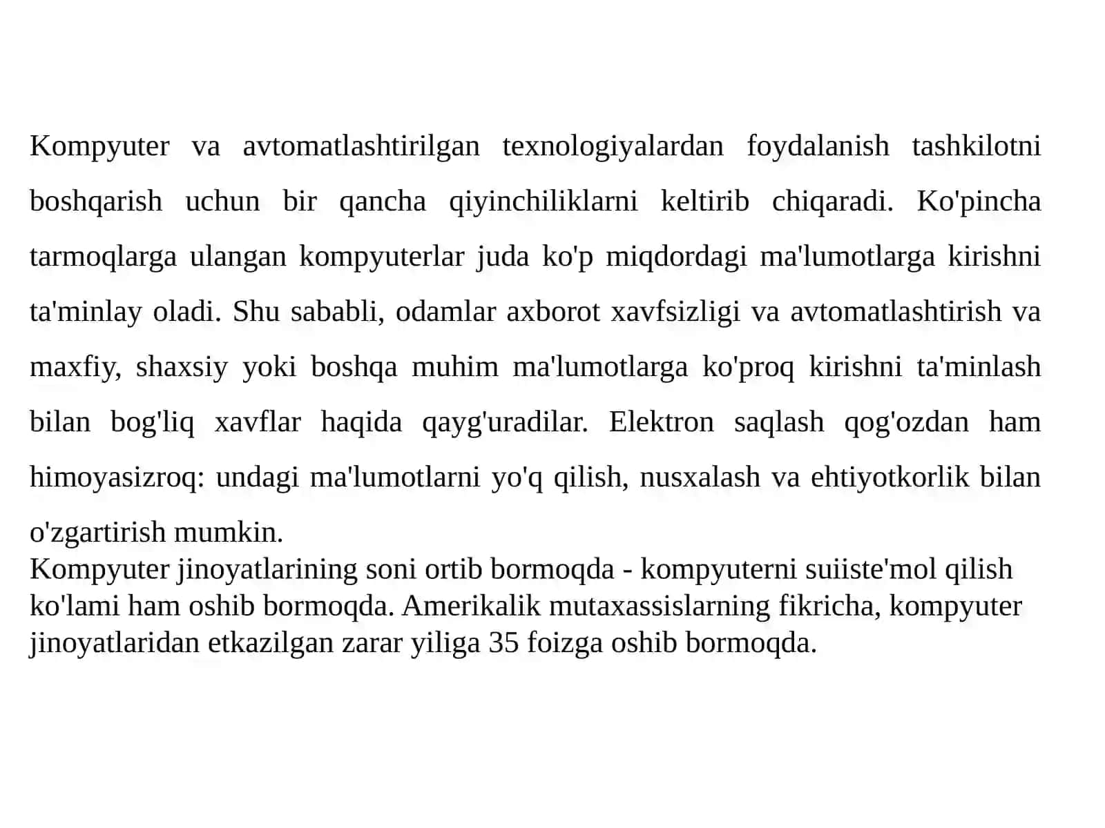 Kompyuter tarmoqlariga ruxsatsiz kirish va buzish 2
