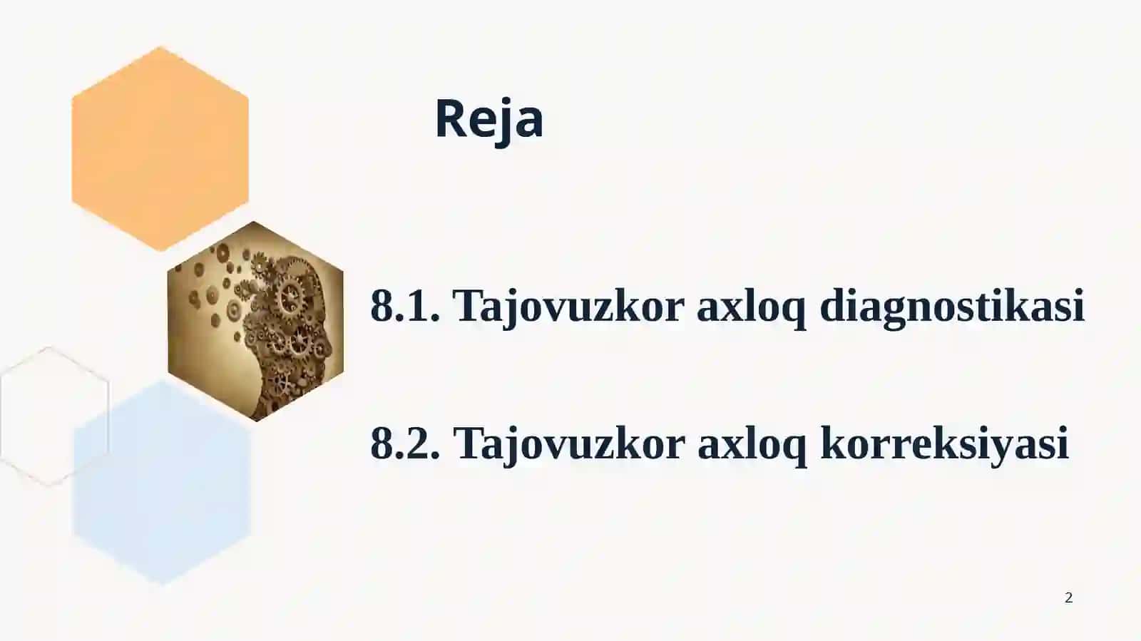 TAJOVUZKOR AXLOQ DIAGNOSTIKASI 2