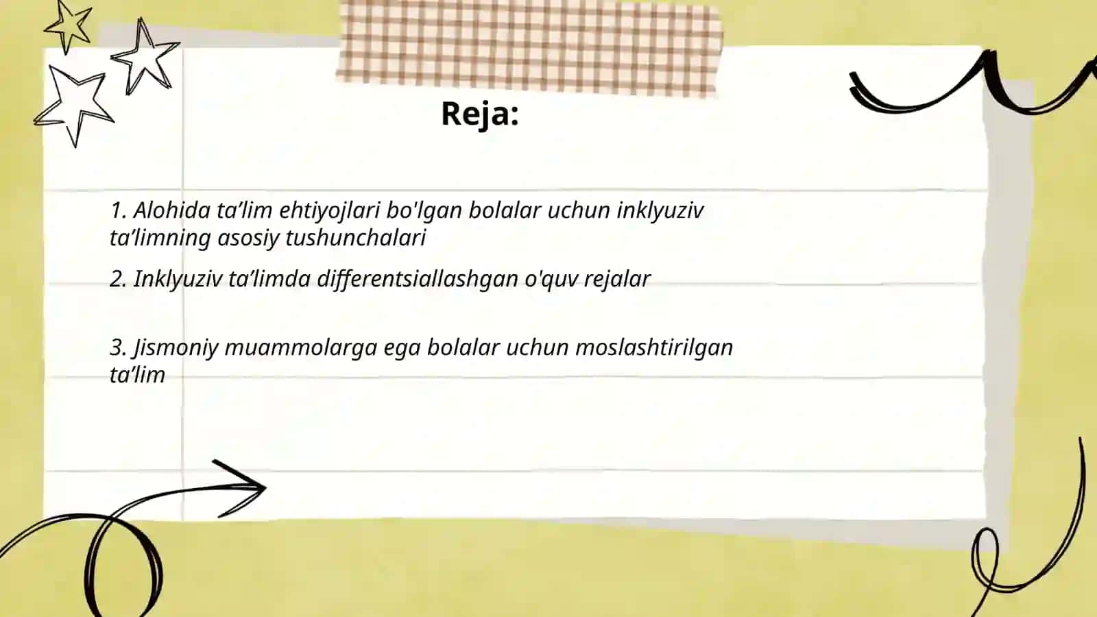 Alohida taʼlim ehtiyojlari bo'lgan bolalarning inklyuziv taʼlimi 2