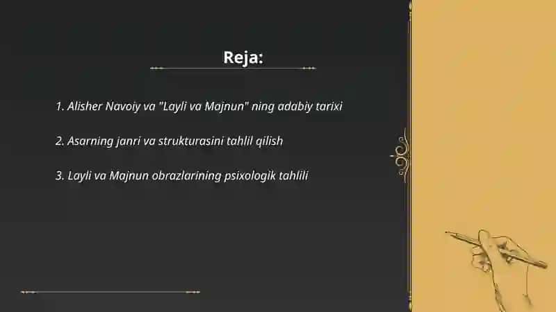 Alisher Navoiyning Layli va Majnun asari 2