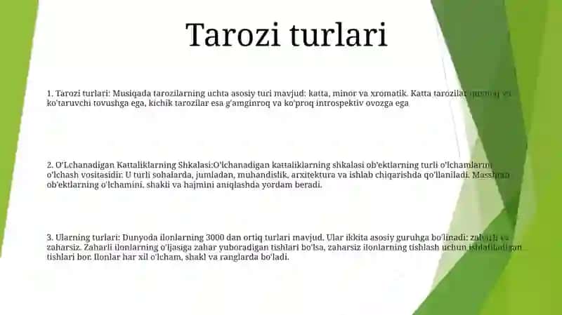 O’Lchanadigan Kattaliklarning Shkalasi Va Ularning Turlari 2