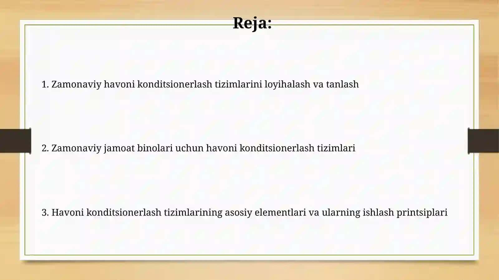 Jamoat binolari uchun zamonaviy kondisionerlash tizimlari 2