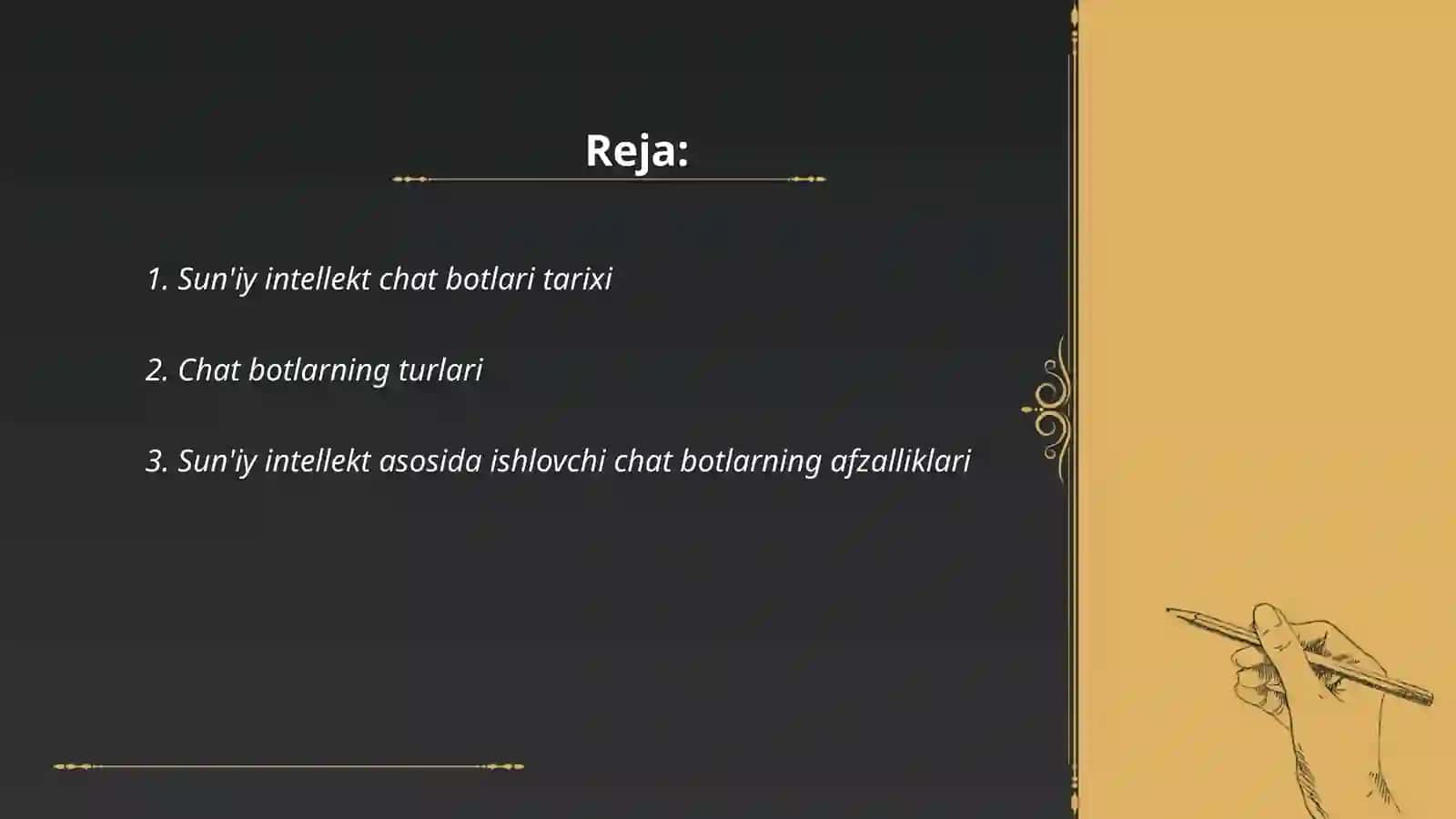 Su’niy intelekt chat botlari va ular bilan ishlash yo‘llari 2