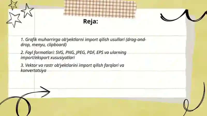 Grafik muharrirda ob’yektlarni import va eksport qilish 2