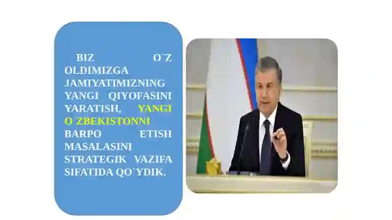 Yangi O‘zbekiston: milliy tiklanishdan – milliy yuksalish sari 2