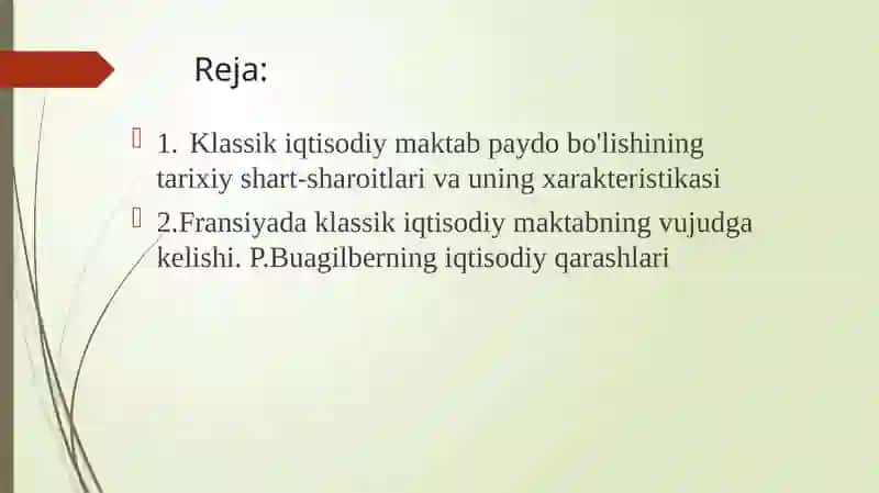 Angliya va Fransiya daki klassik maktabning shakllanishi 2