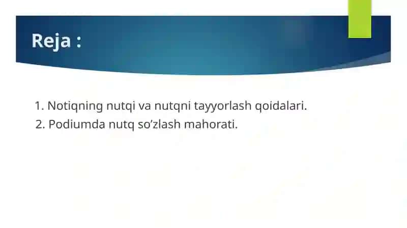 NOTIQLIK NUTQI VA OCHIQ PODIUM 2