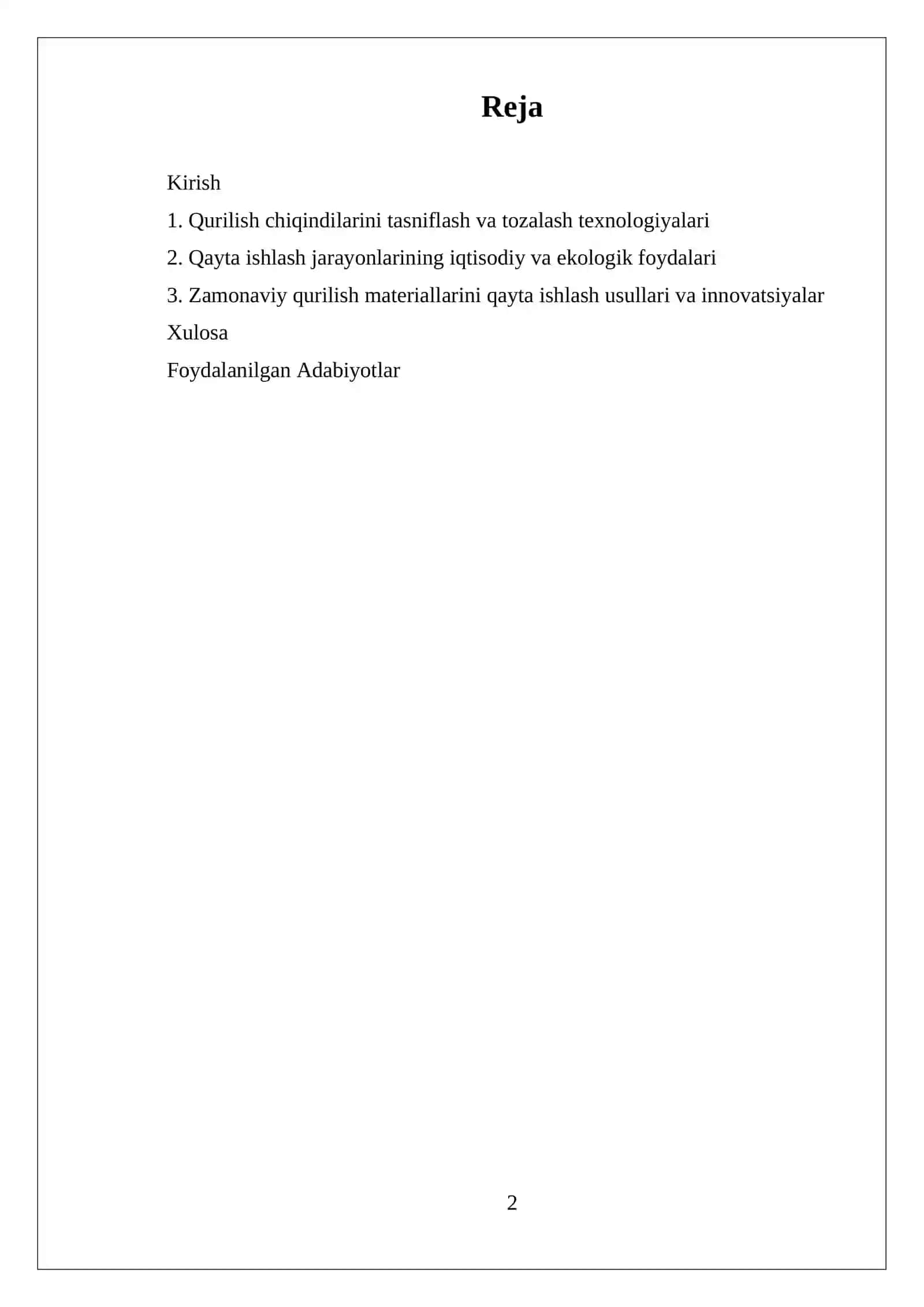 MUSTAQIL ISH QURILISH MATERIALLARINI QAYTA ISHLASH PUNKTLARI KORXONALARI 2