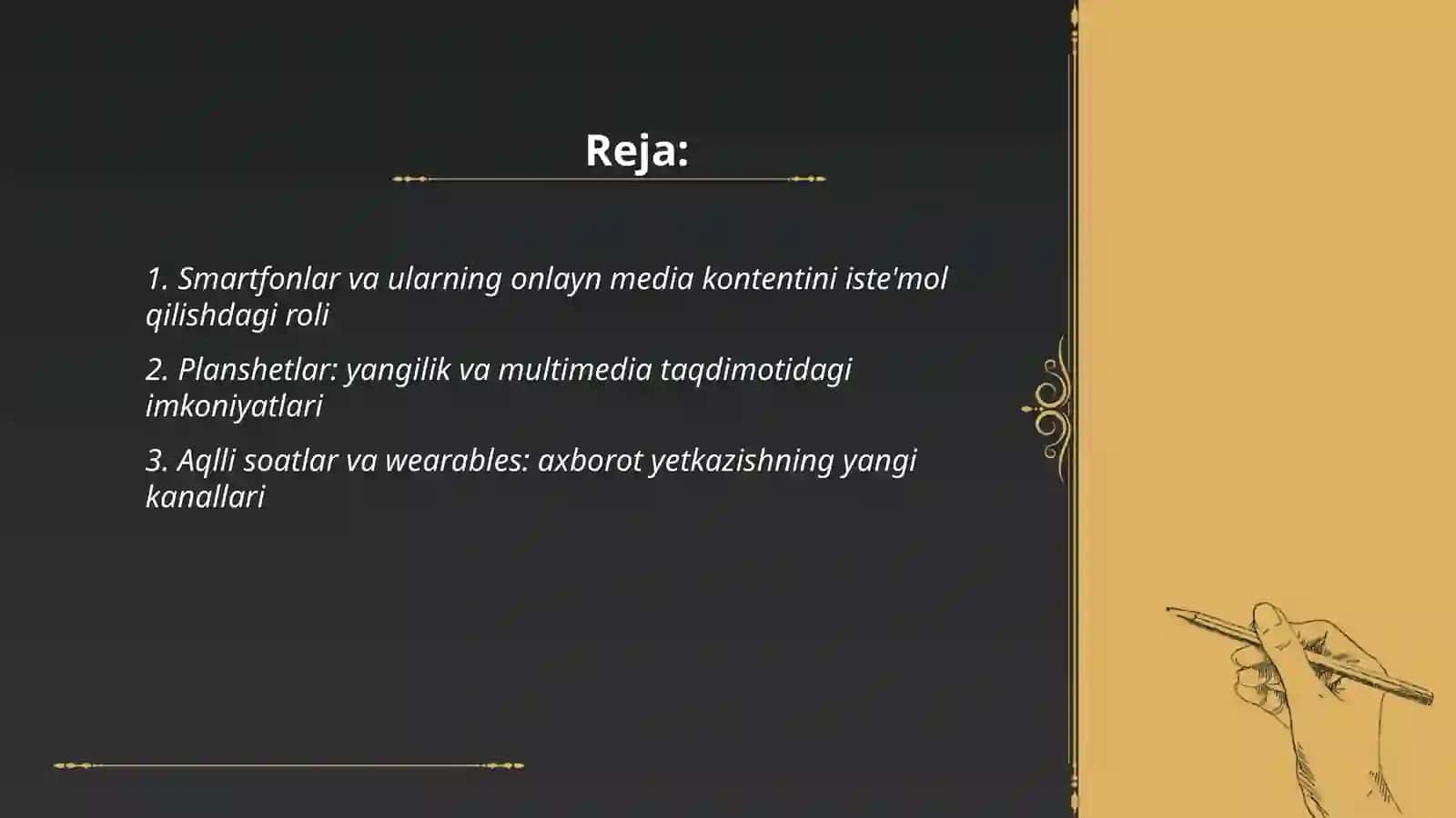 Zamonaviy axborot va onlayn media qurilmalari 2