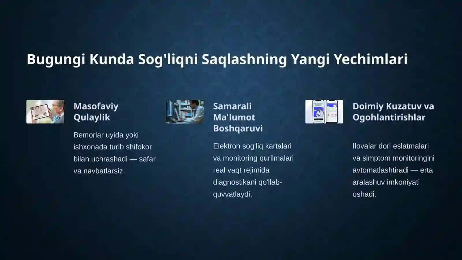 Telemeditsina Xizmatlari: Shifokor bilan Masofadan Turib Maslahatlashish 2