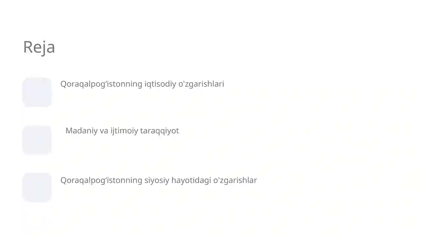 Qoraqalpogʻistonning iqtisodiy o'zgarishlari 2