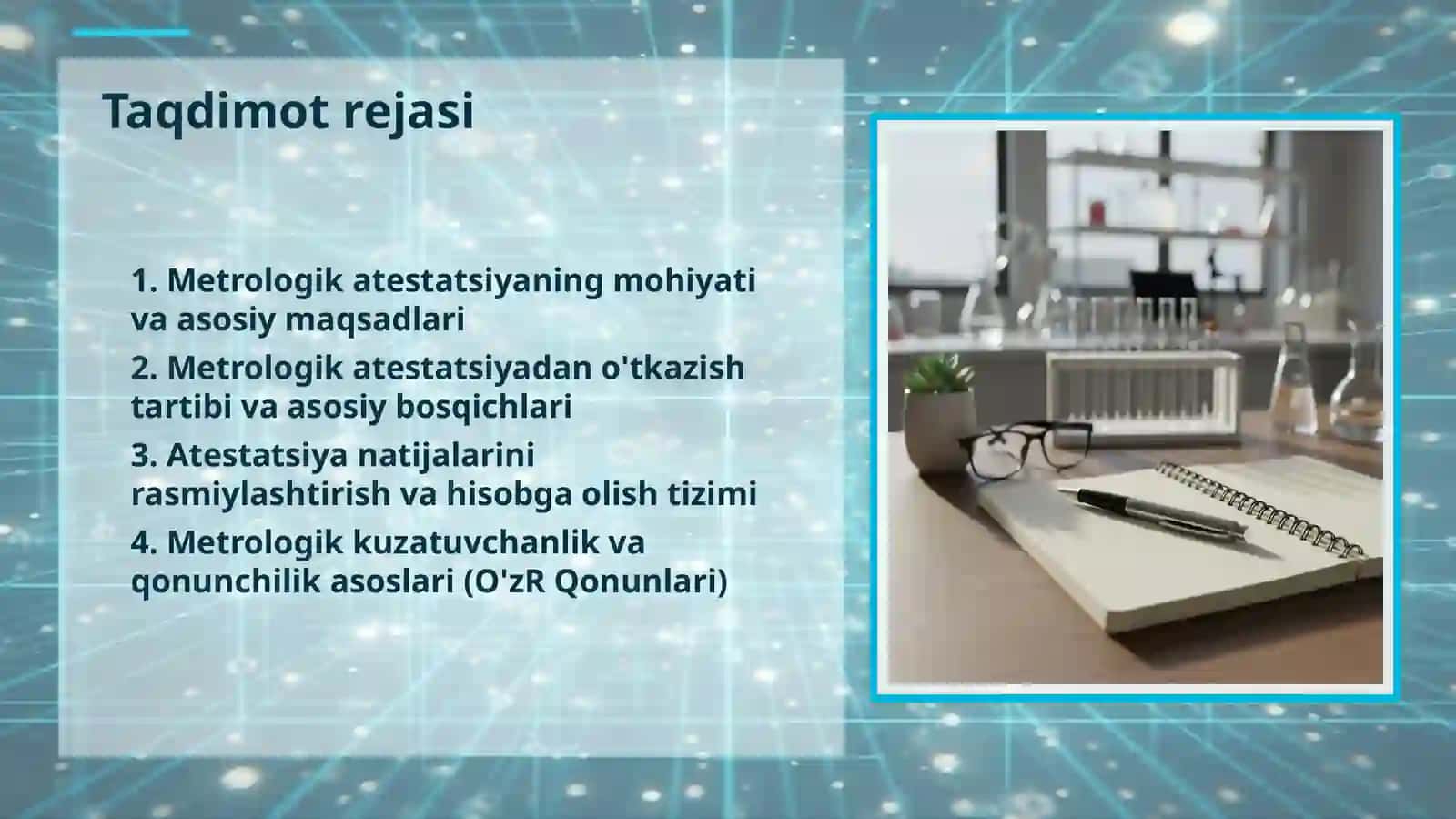 O'LCHASH VOSITALARINING METROLOGIK ATESTATSIYALASH 2
