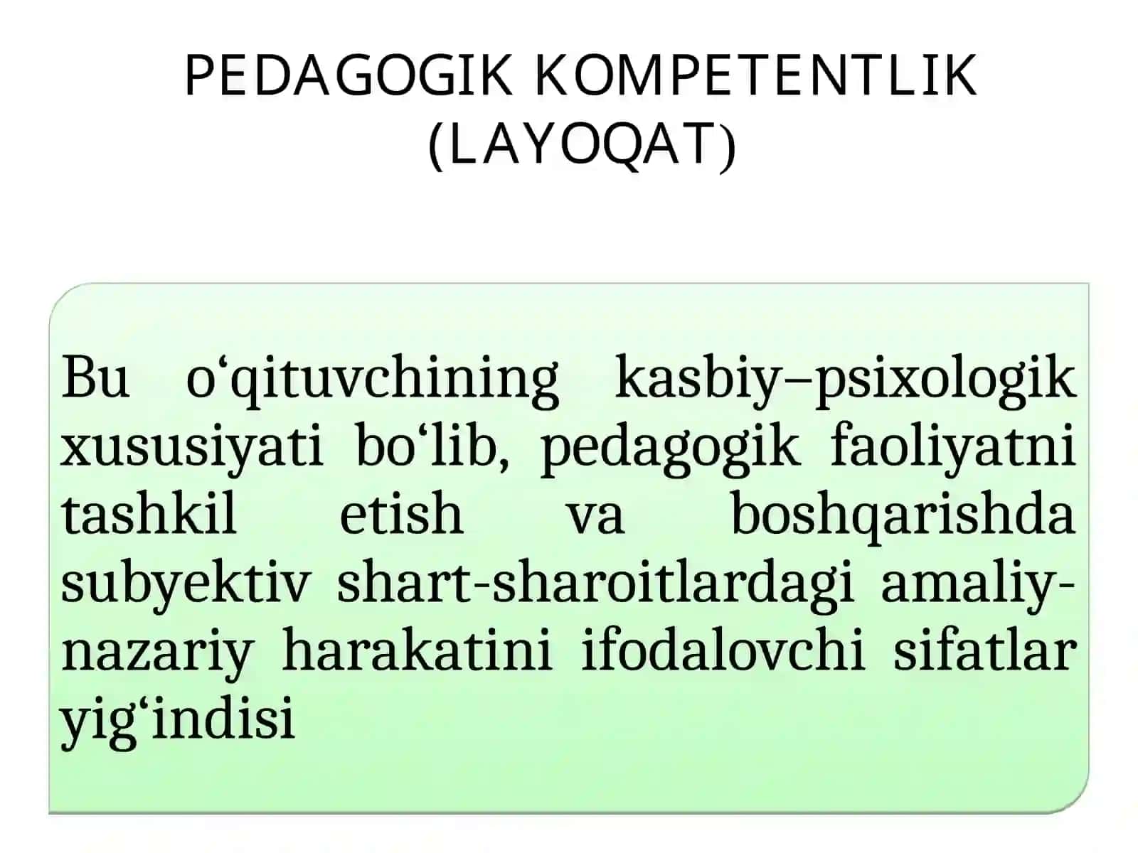 Geografiya o‘quv fanidan o‘qituvchilarning kasbiy kompetentligini oshirishda zamonaviy o‘quv jarayonini tashkil etish yo‘llari 2