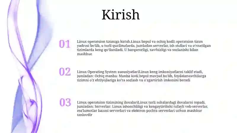 Linux Operatsion Tizimi 2