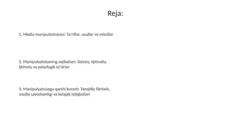 Mediamanipulyatsiya va uning xavfli oqibatlari 2