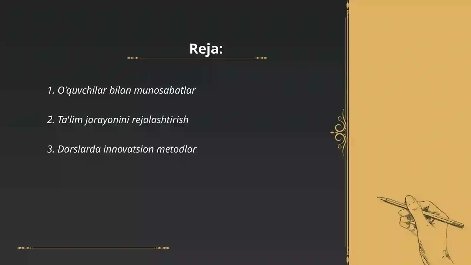 O'zimizdan boshlaymiz: o'qituvchilarga tavsiyalar 2