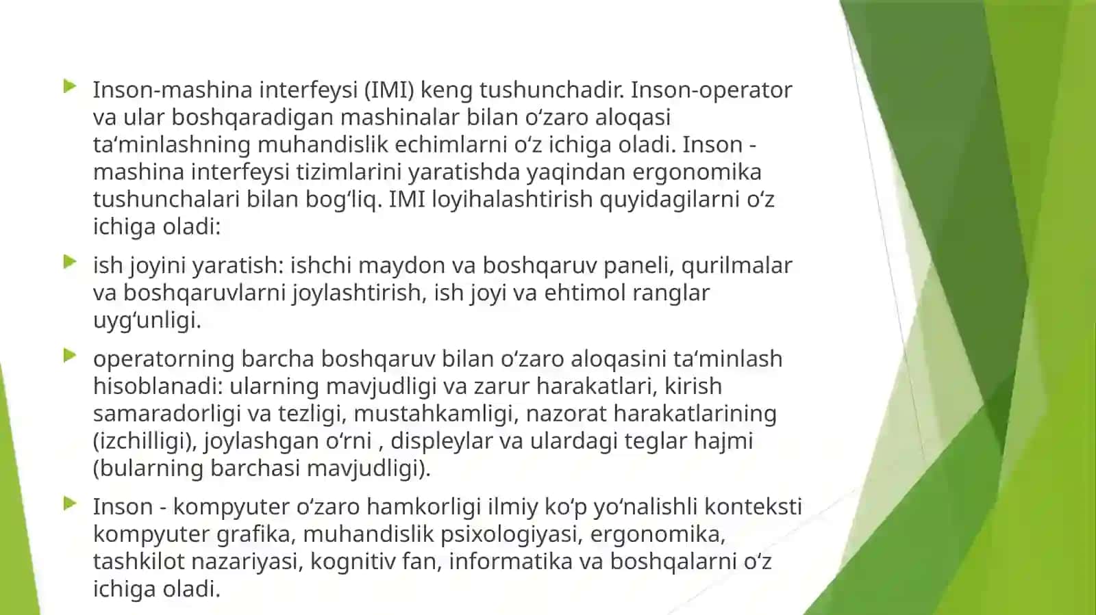 Foydаlanuvchi interfeysini loyihalash 2