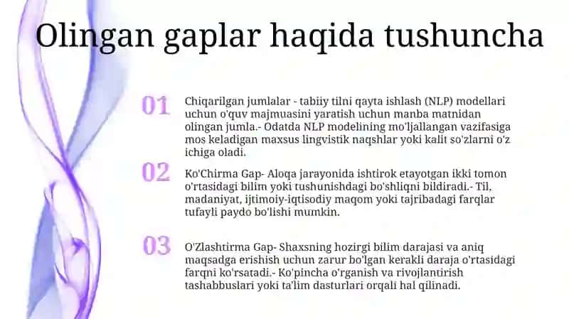 Ko'Chirma Gap Va O'Zlashtirma Gap 2