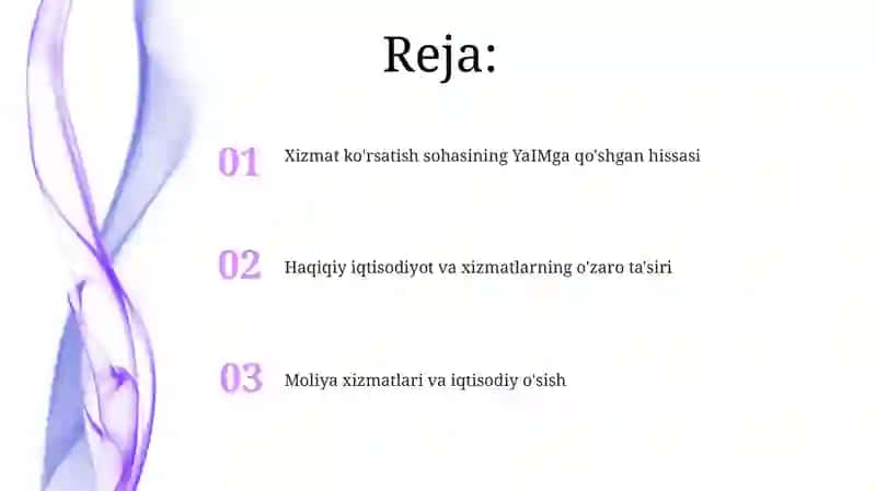 Davlat siyosati va xizmat ko'rsatish sektori 2