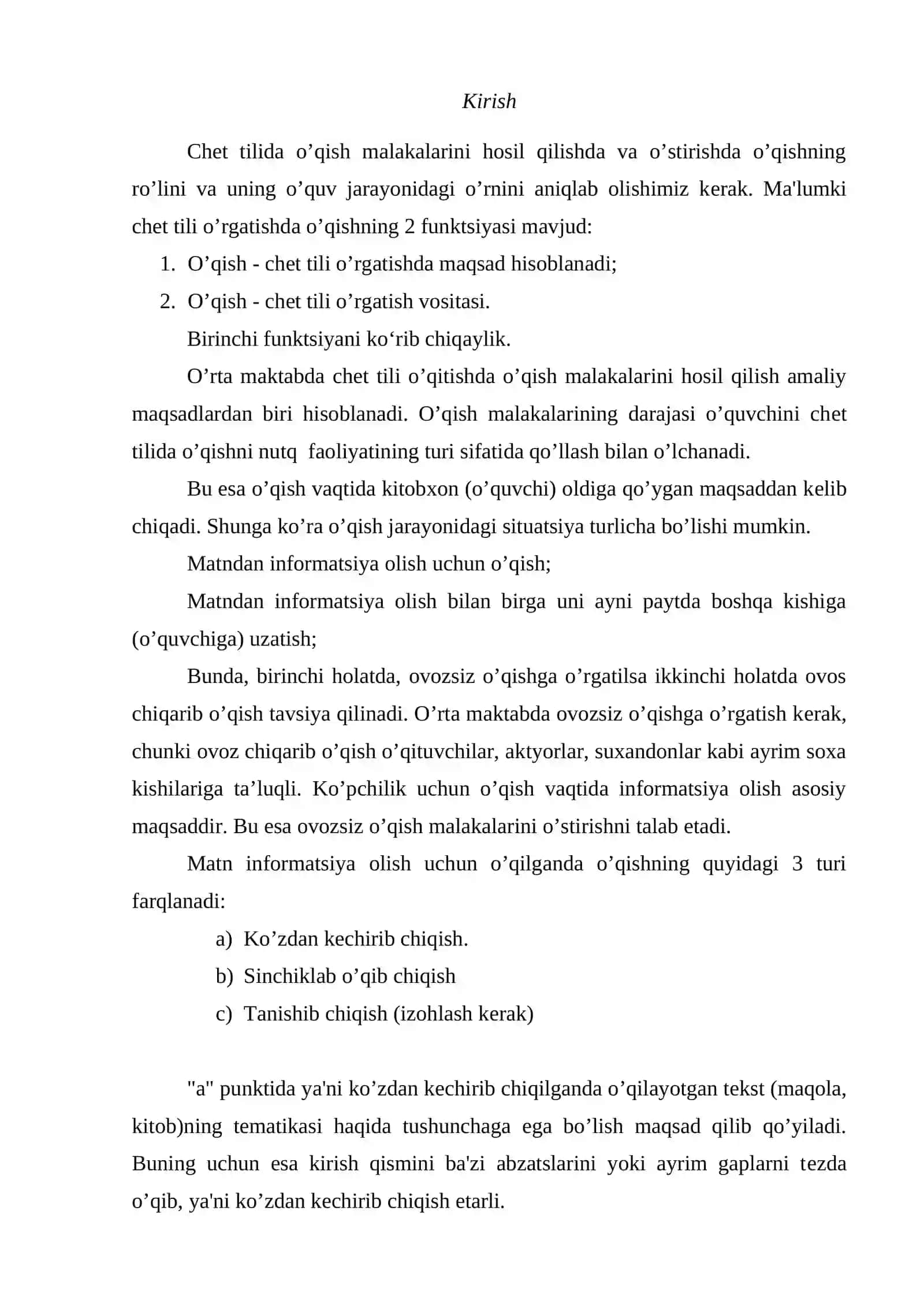 STO’ bo’yicha o’quvchilar bilimini, faoliyatini nazorat qilish yo’llarini ishlab chiqish 2