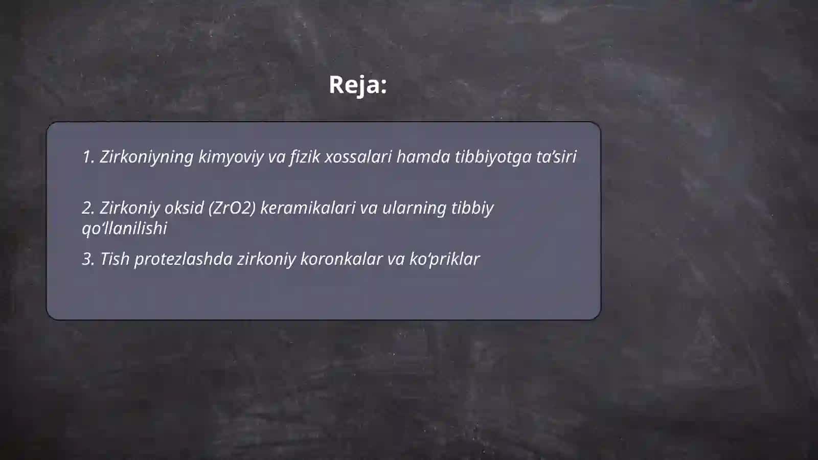 Zirkoniy (40-element) va uning tibbiyotdagi qo‘llanilishi 2