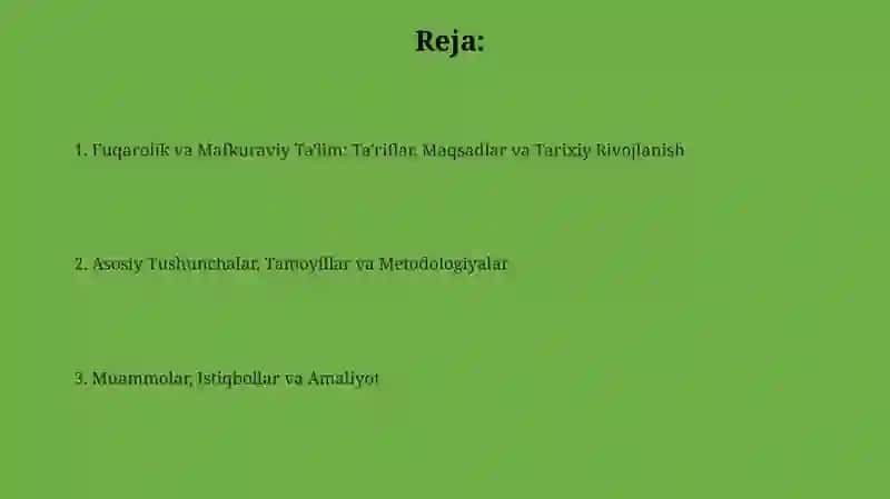 Fuqarolik tarbiyasi. Mafkuraviy tarbiya 2