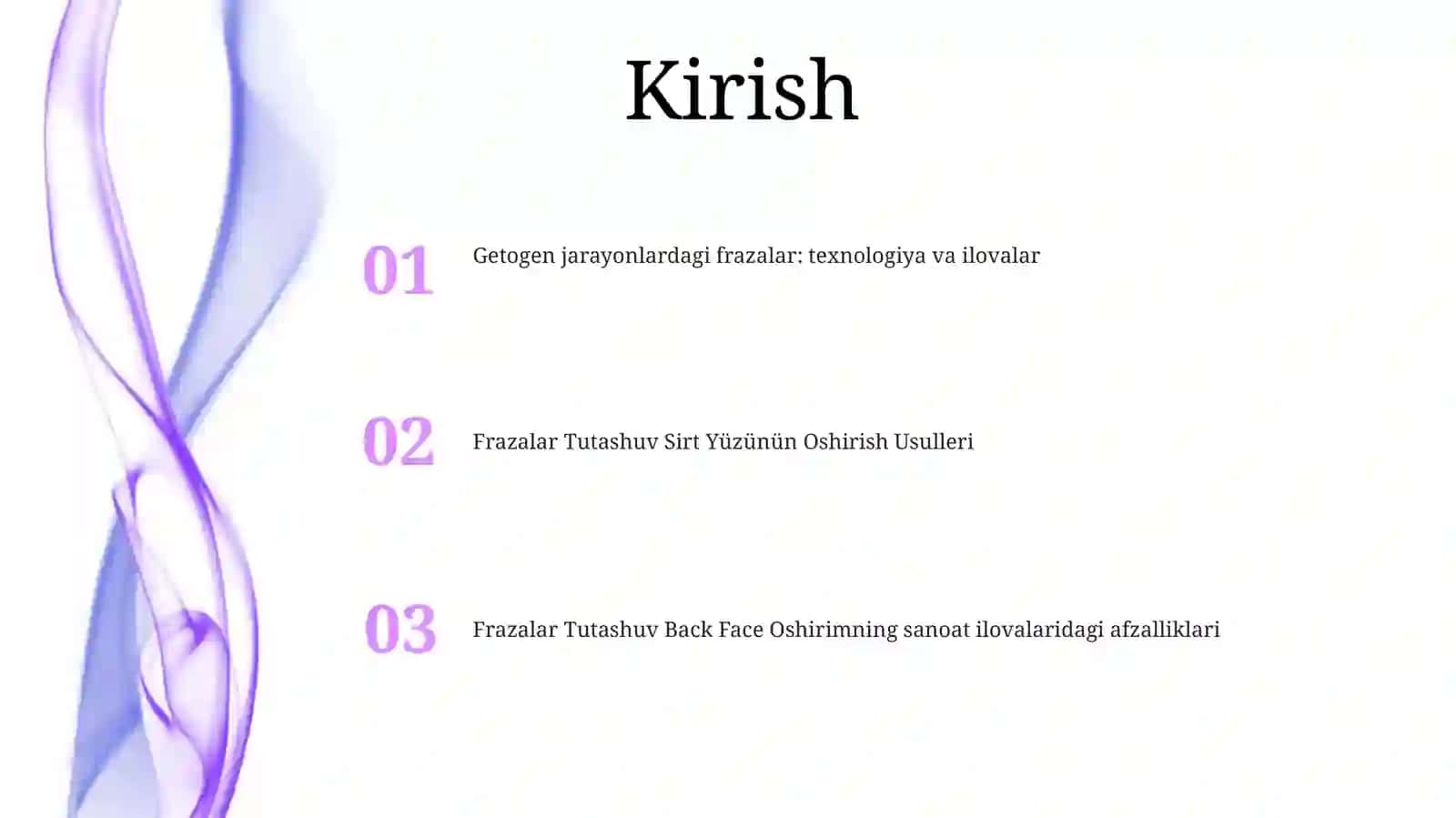Frazalar Tutashuv Sirt Yüzünün Oshirish Usullari 2
