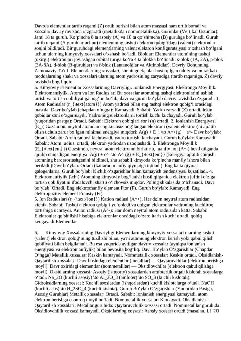 Kimyoviy Element Tushunchasi. Kimyoviy Elementlarning Kosmik Tarqalishi 2