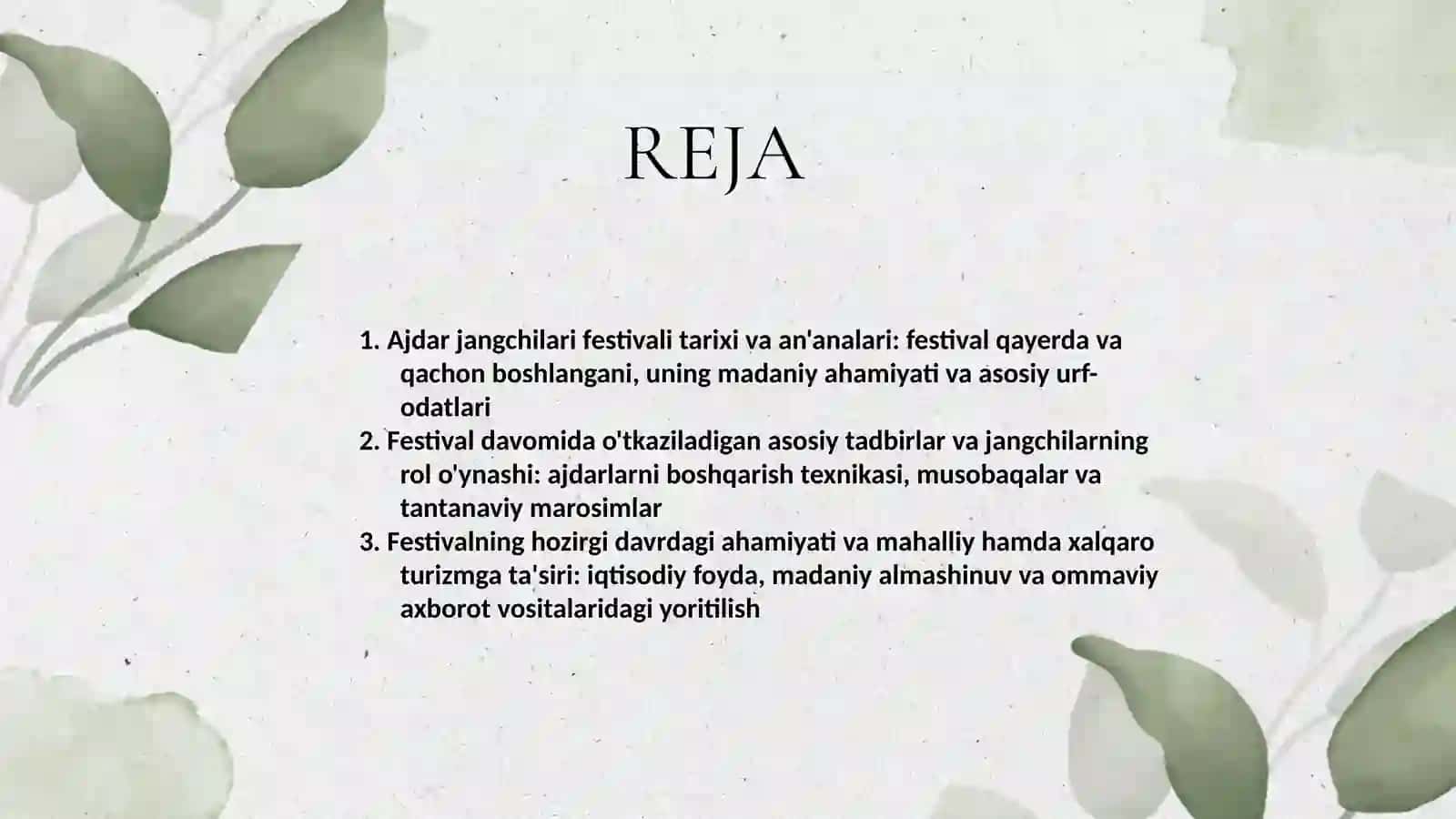XITOYDA ÕTKAZILADIGAN AJDAR JANGCHILARI FESTIVALI 2