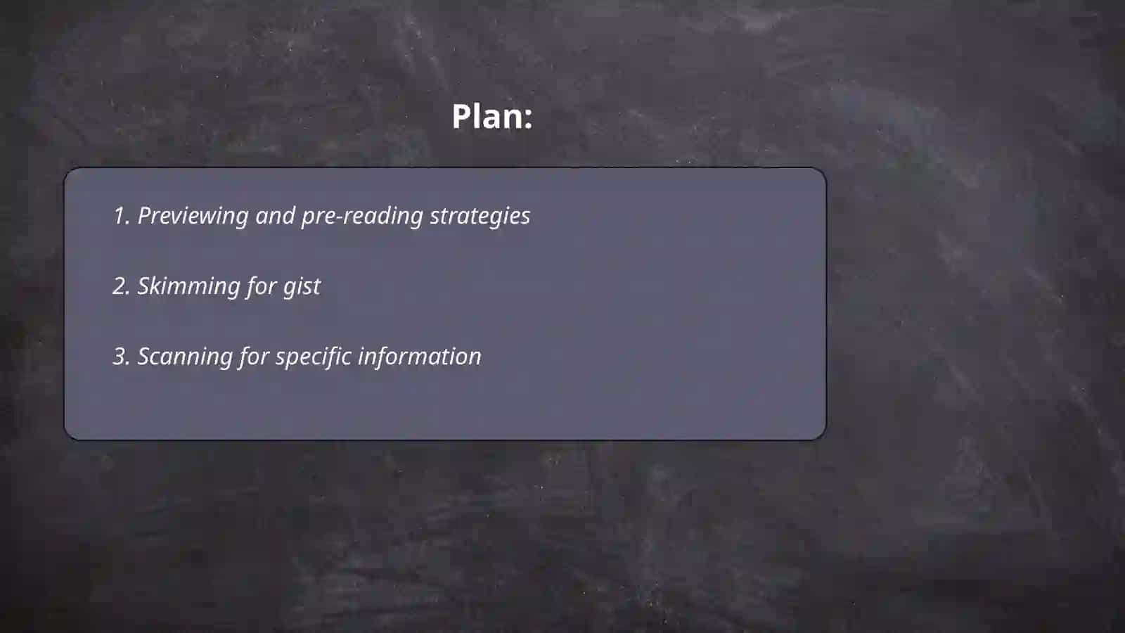 Reading comprehension and techniques by Abduraimova Manzura 2