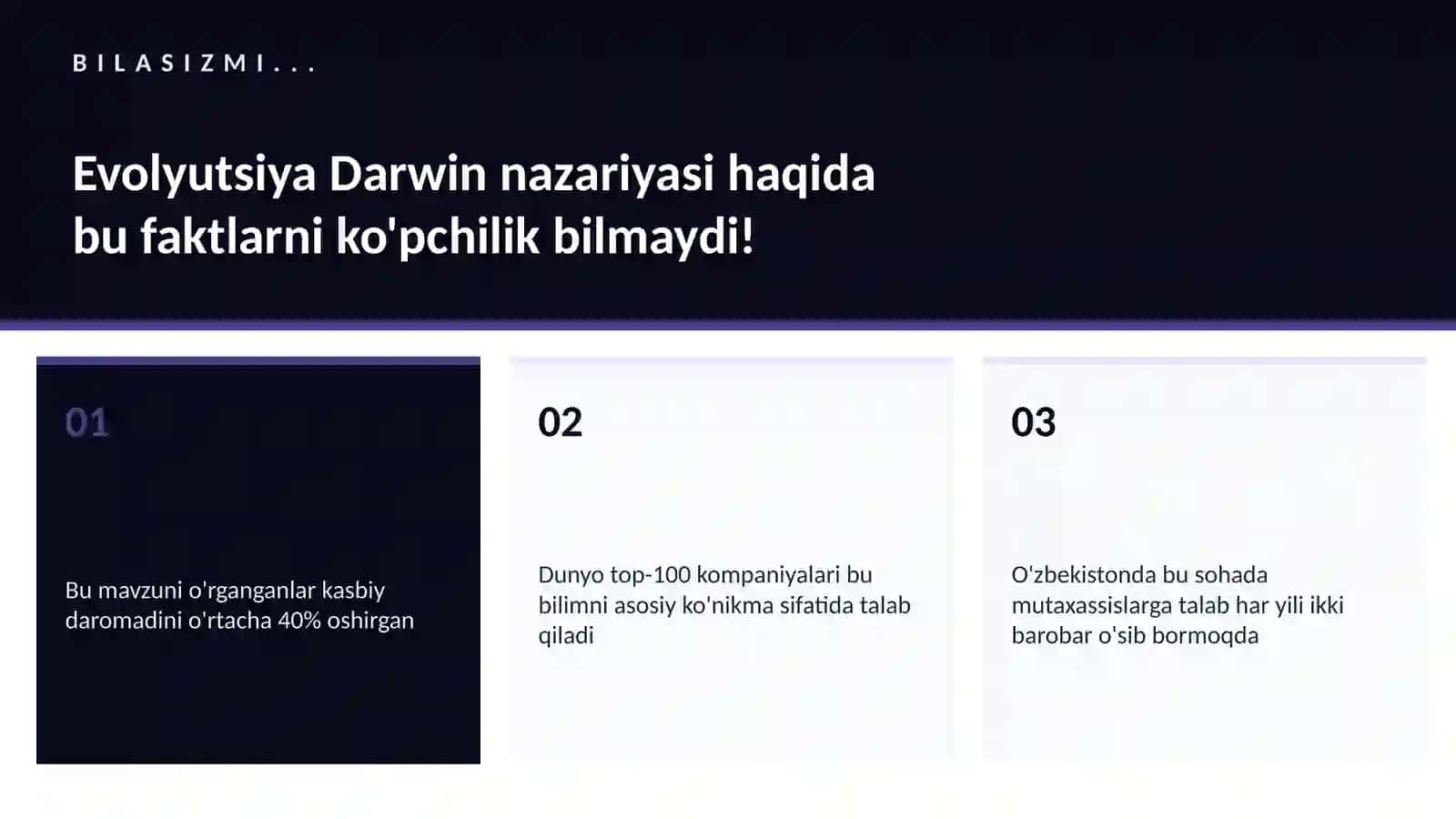 Evolyutsiya Darwin nazariyasi 2