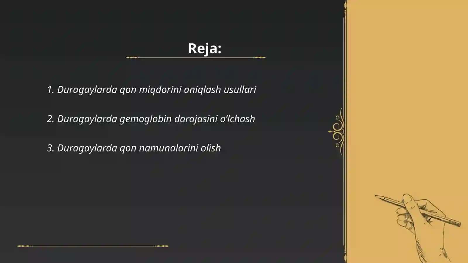 Duragaylarda qon miqdorini aniqlash 2