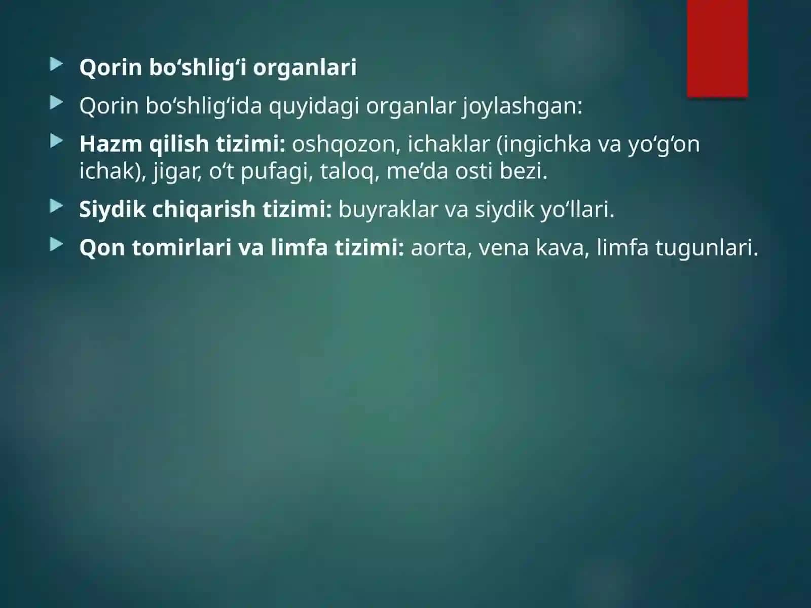 Qorin bo’shlig’i kasalliklari 2