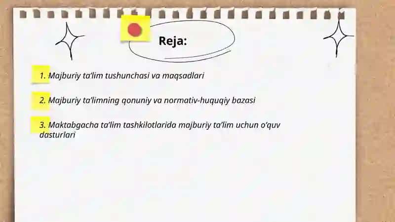 Maktabgacha taʼlim tashkilotlarda taʼlim shakli (Majburiy taʼlim) 2