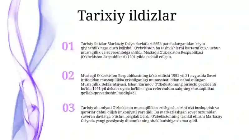 Mustaqil Ozb Res Tashkil Topishi Va Tarixiy Ahamiyati 2