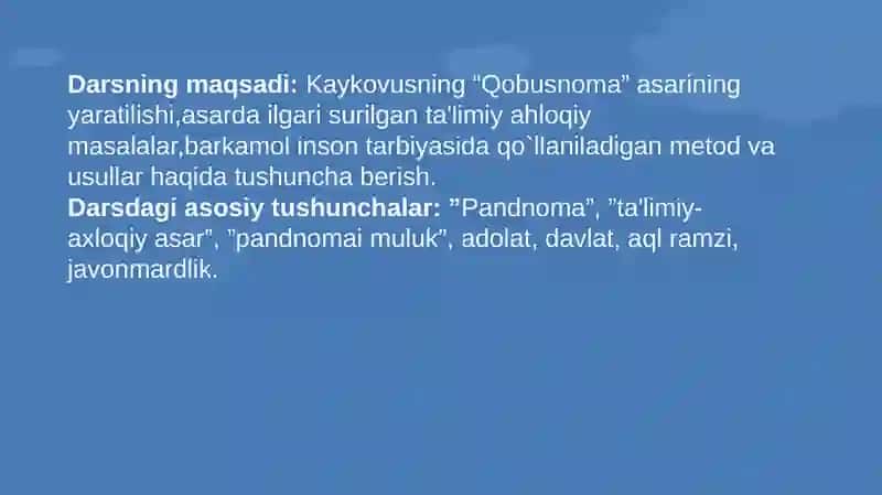 Qobusnoma 2