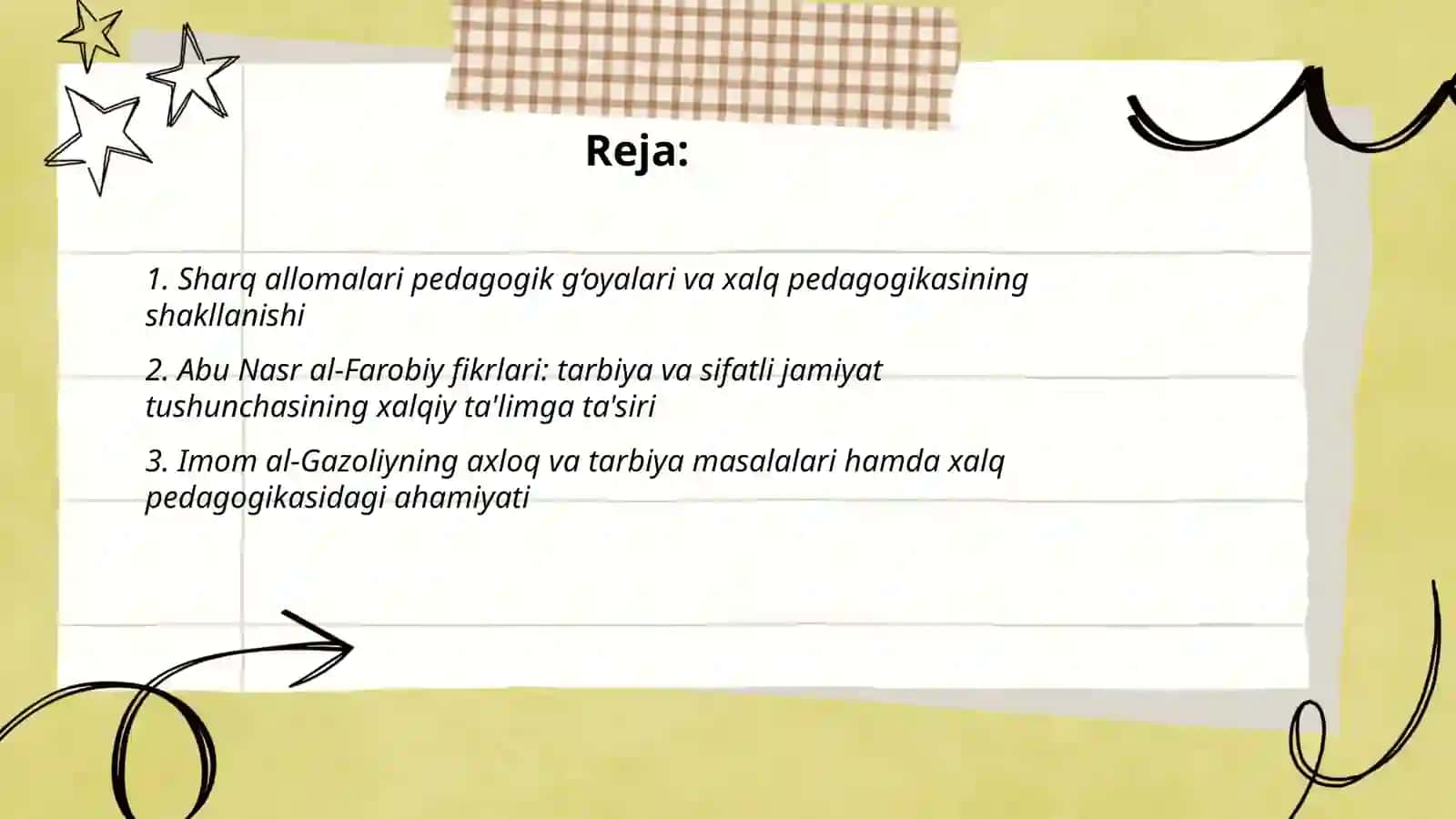 Xalq pedagogikasi va rivojlanishida sharq allomalarining tutgan o‘rni 2