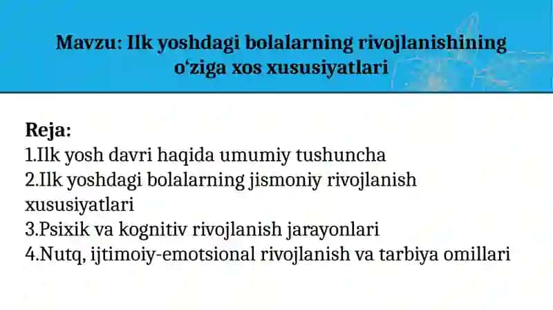 BOLALAR JISMONIY TARBIYASI 2