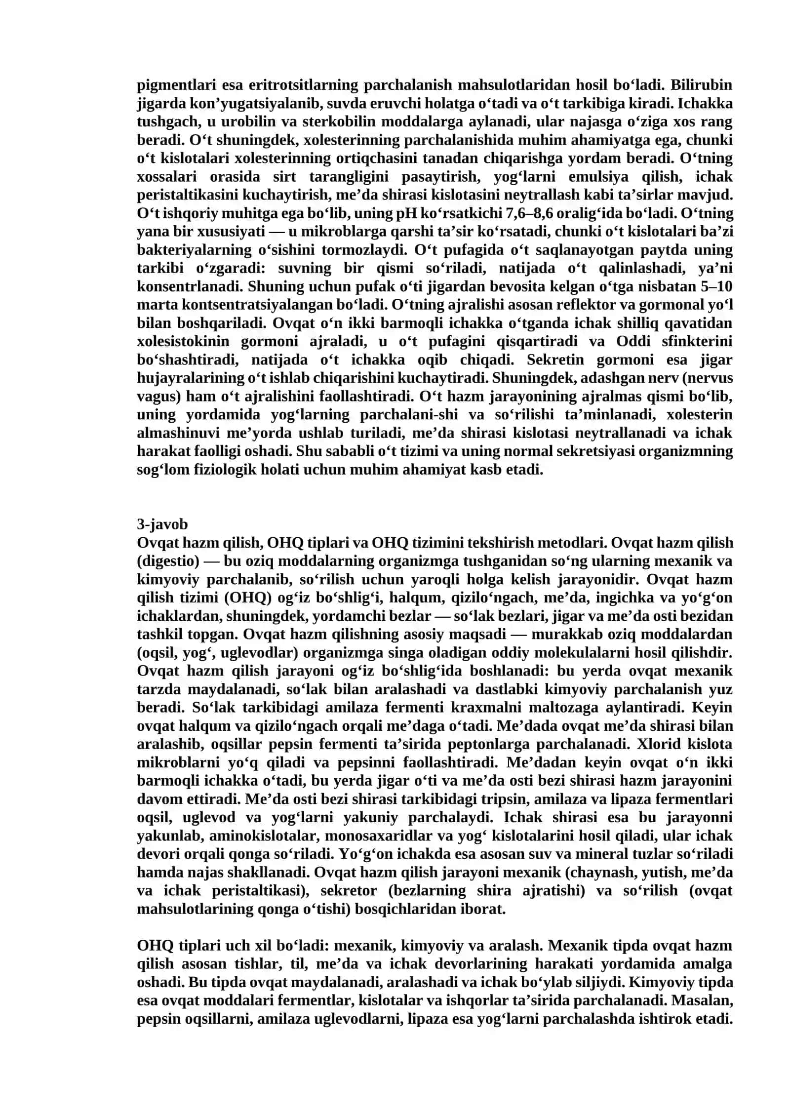 Me’da sekretsiyasi fazalari va boshqarilishi fiziologiyasi 2