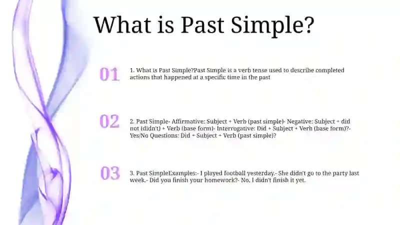 Past Simple 2