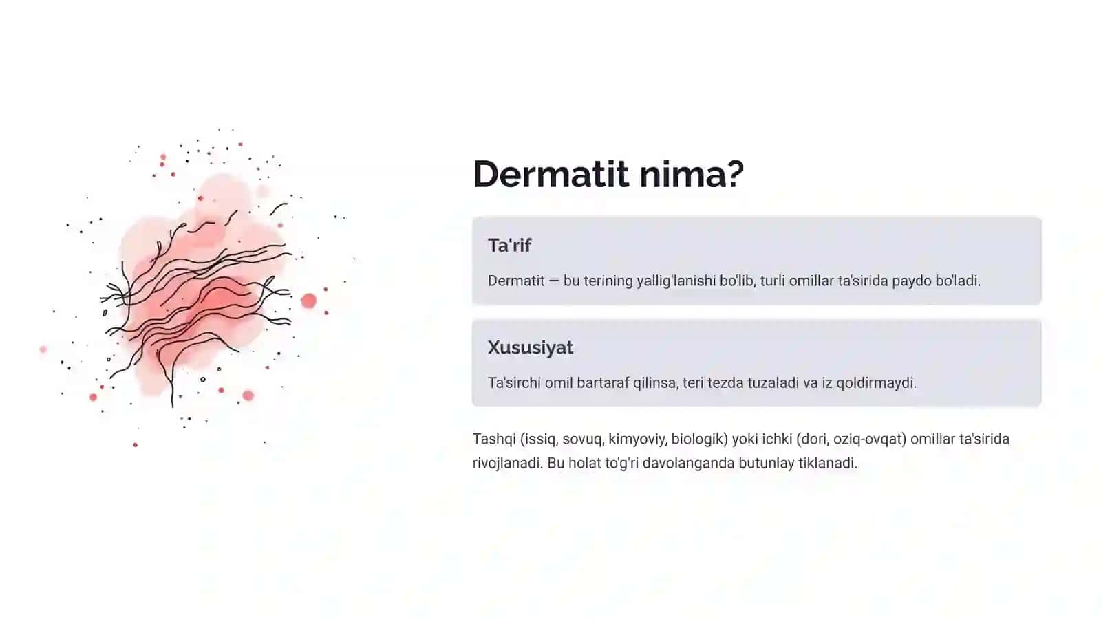 Dermatitlar va boshqa allergik teri kasalliklari 2