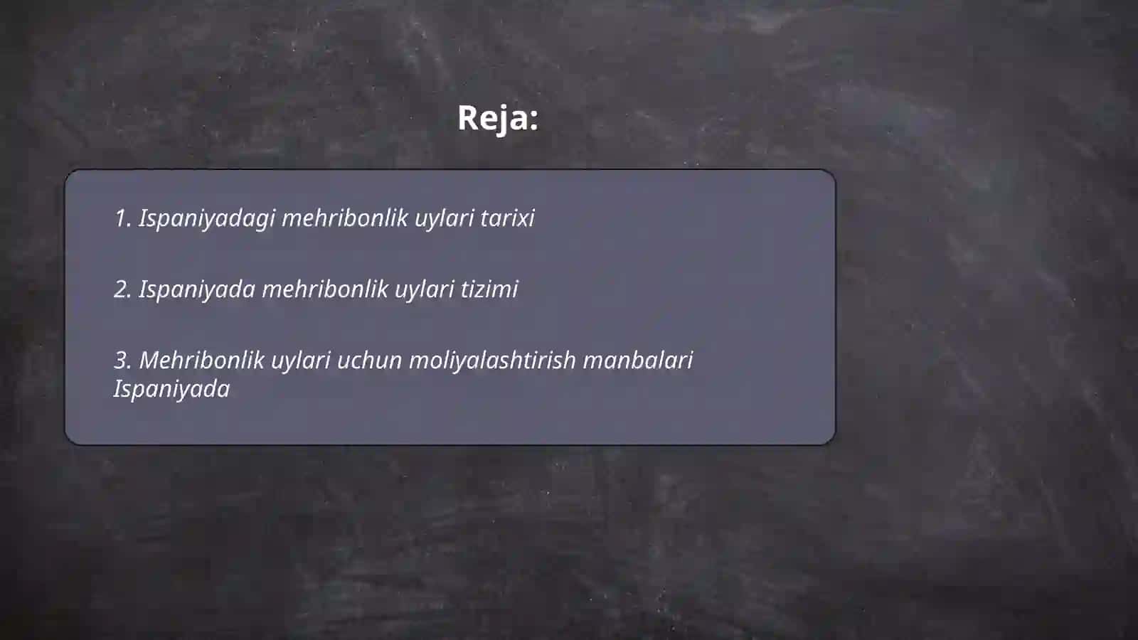 Ispaniyadagi mehribonlik uylari 2