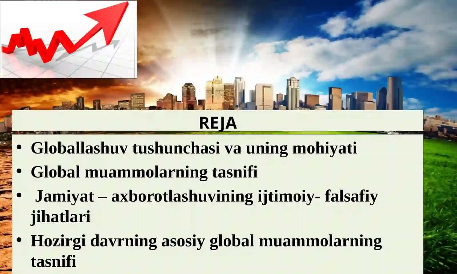 GLOBAL JARAYONLAR VА BАRQАRОR TARAQQIYOT 2