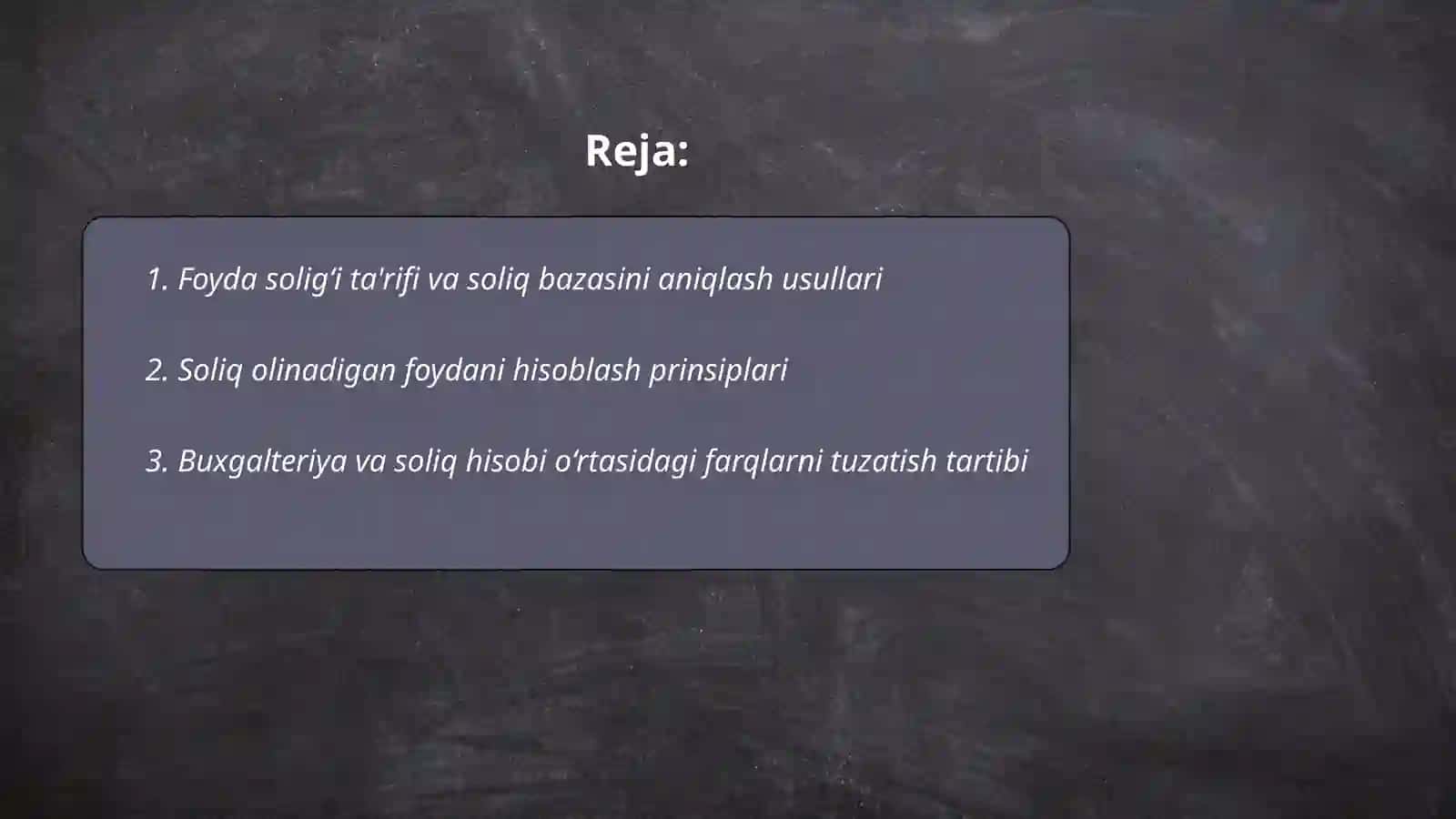 Foyda solig‘ini hisoblash va byudjetga undirish tartibi 2
