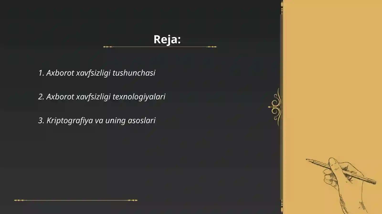 Axborot xavfsizligini ta'minlashning g'oyaviy nazariy asosi 2