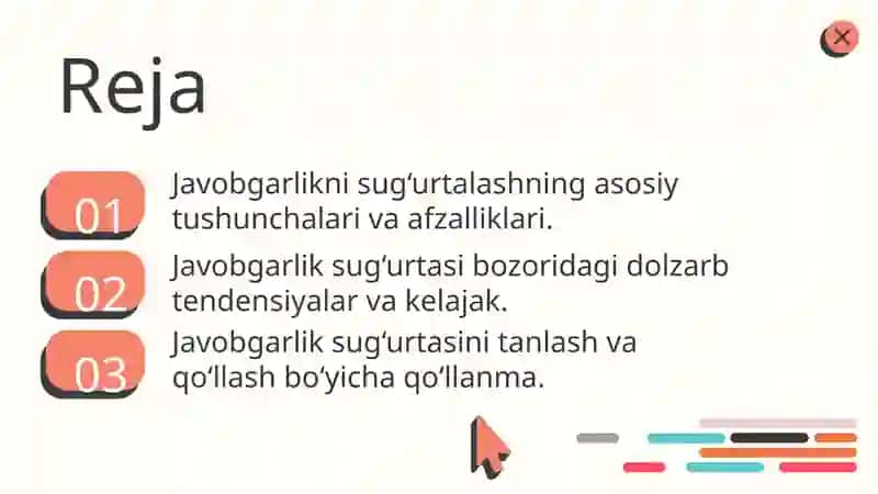 Javobgarlikni sug‘urtalash 2