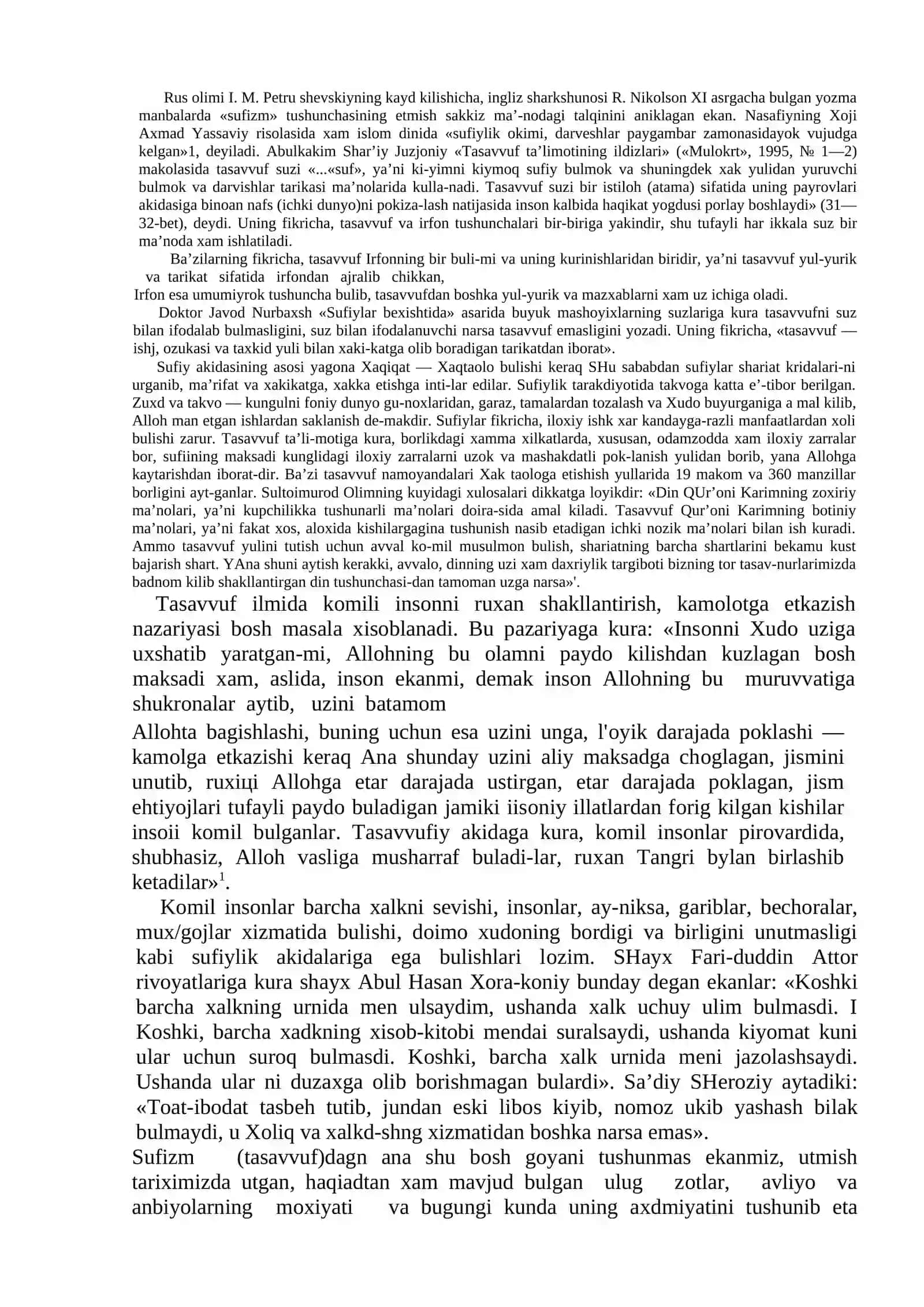Tasavvuf ta'limotining Sharq madaniyatiga ta`siri 2