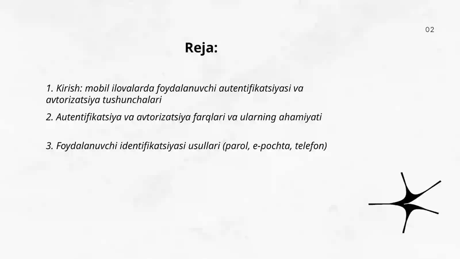 Mobil ilovalarda foydalanuvchi autentifikatsiyasi va avtorizatsiya jarayonlari 2